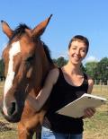 Alice Ruet  intervenant au salon Normandy Horse Meet'Up au Pôle International du Cheval Longines-Deauville les 21 et 22 septembre 2023