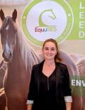 Charlotte Fustec intervenant au salon Normandy Horse Meet'Up au Pôle International du Cheval Longines-Deauville les 21 et 22 septembre 2023