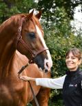 Marine Delerue intervenant au salon Normandy Horse Meet'Up au Pôle International du Cheval Longines-Deauville les 21 et 22 septembre 2023