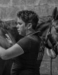 Sandie Kerckhoove intervenant au salon Normandy Horse Meet'Up au Pôle International du Cheval Longines-Deauville les 21 et 22 septembre 2023